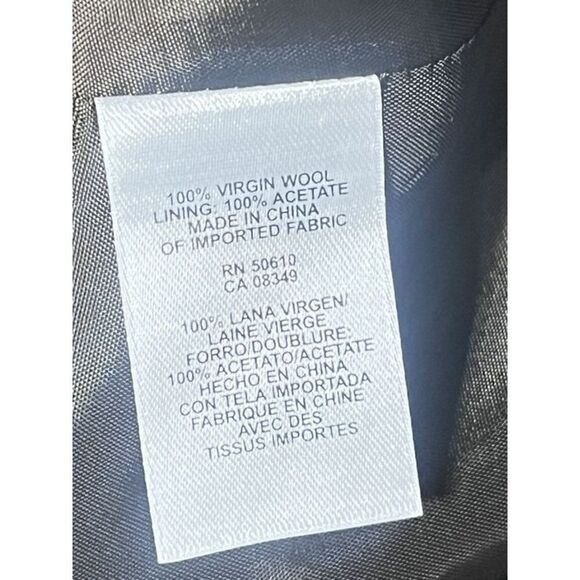 Anne Klein Olive Green Vintage Wool Suit Jacket Blazer size 4 - Picture 7 of 7